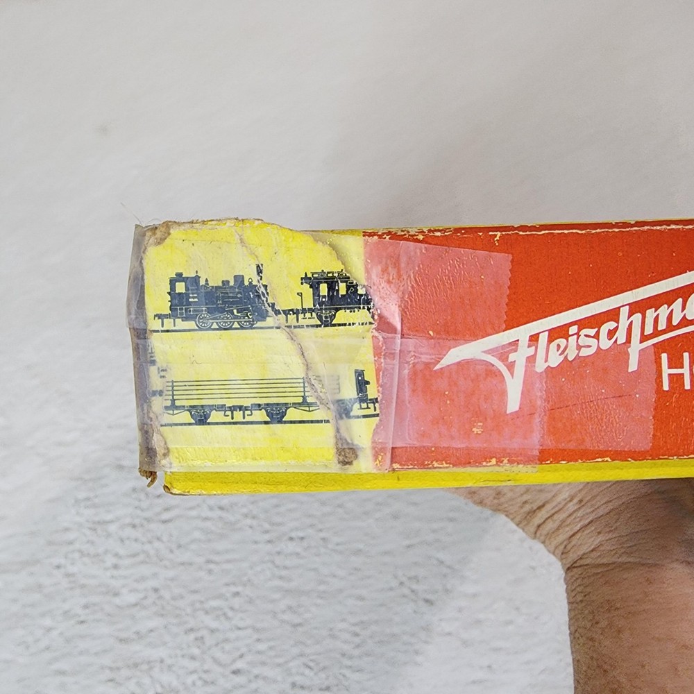 Vntg Fleischmann HO Electric Model Train Set Germany w/ Box & Transformer Tested