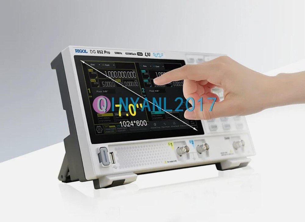 7'' Touch Screen RIGOL DG852 Pro 50MHz Dual Channel Arbitrary Waveform Generator