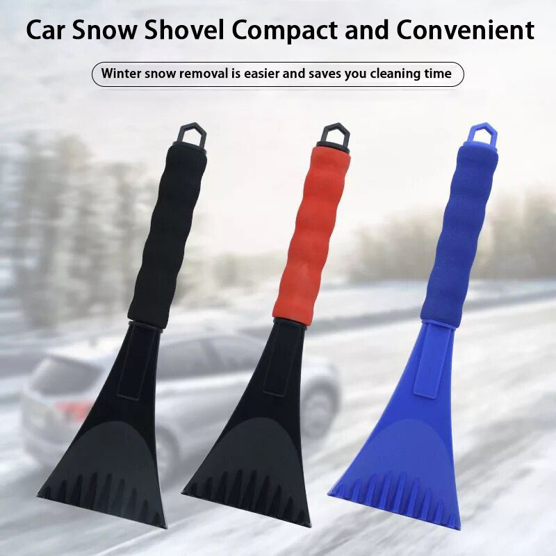 1Pc New ICE Scraper Soft Handle for CAR & VAN Windshield Snow Remover Black