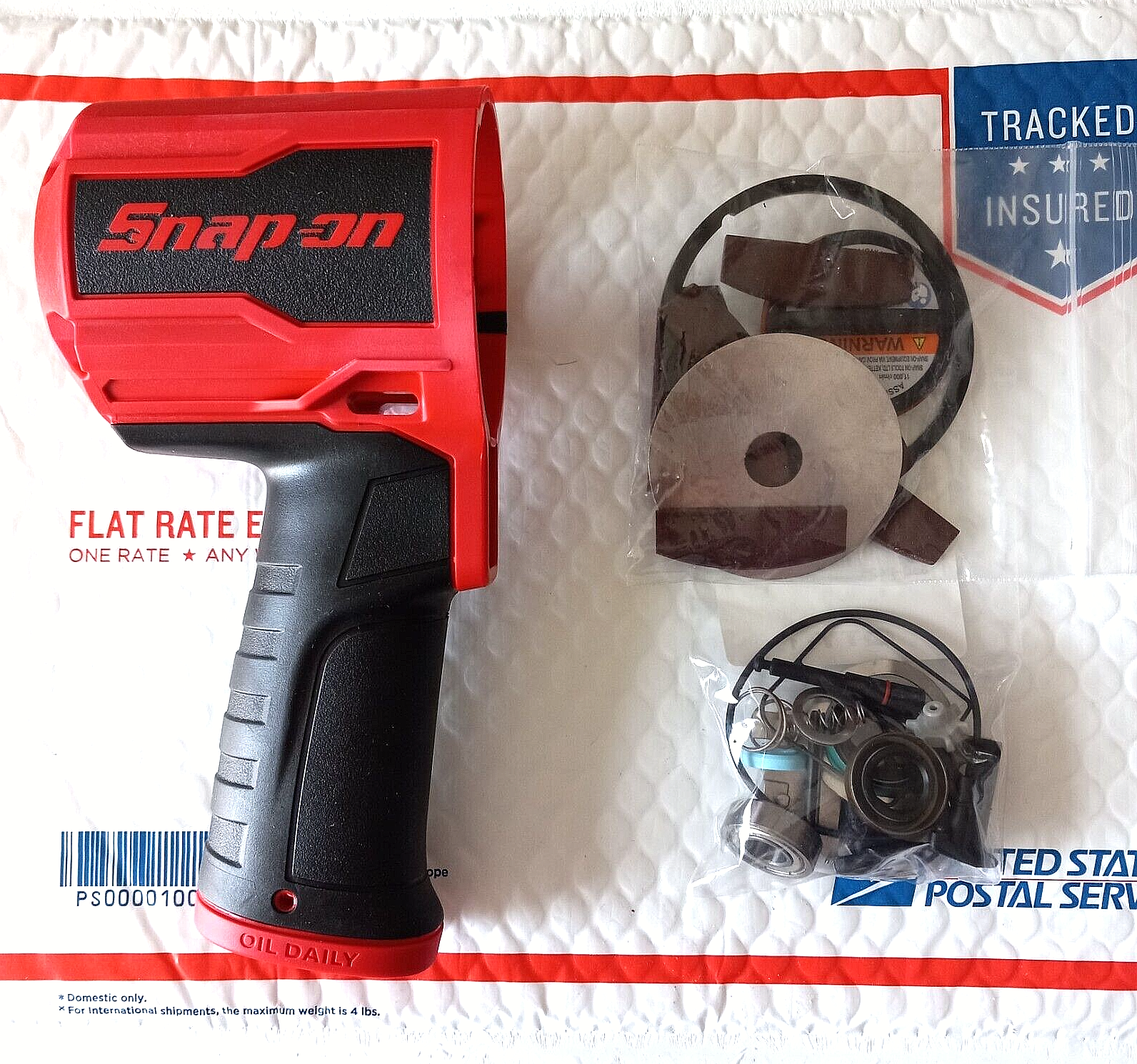 SNAP ON PT850 TUNE UP KIT UPDATED THROTTLE VALVE KIT+SNAP ON DARK RED HOUSING