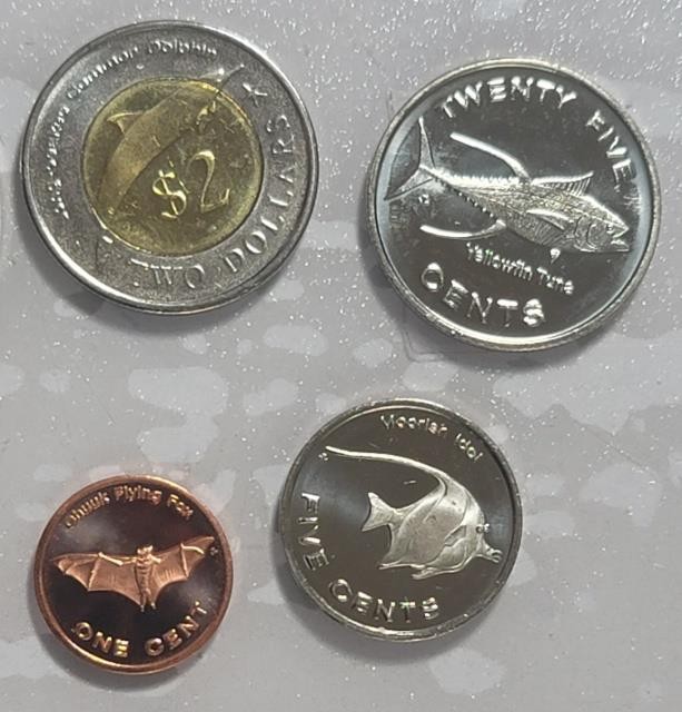 Animals of Micronesia 2012 Micronesia 8 Pc Set Unc