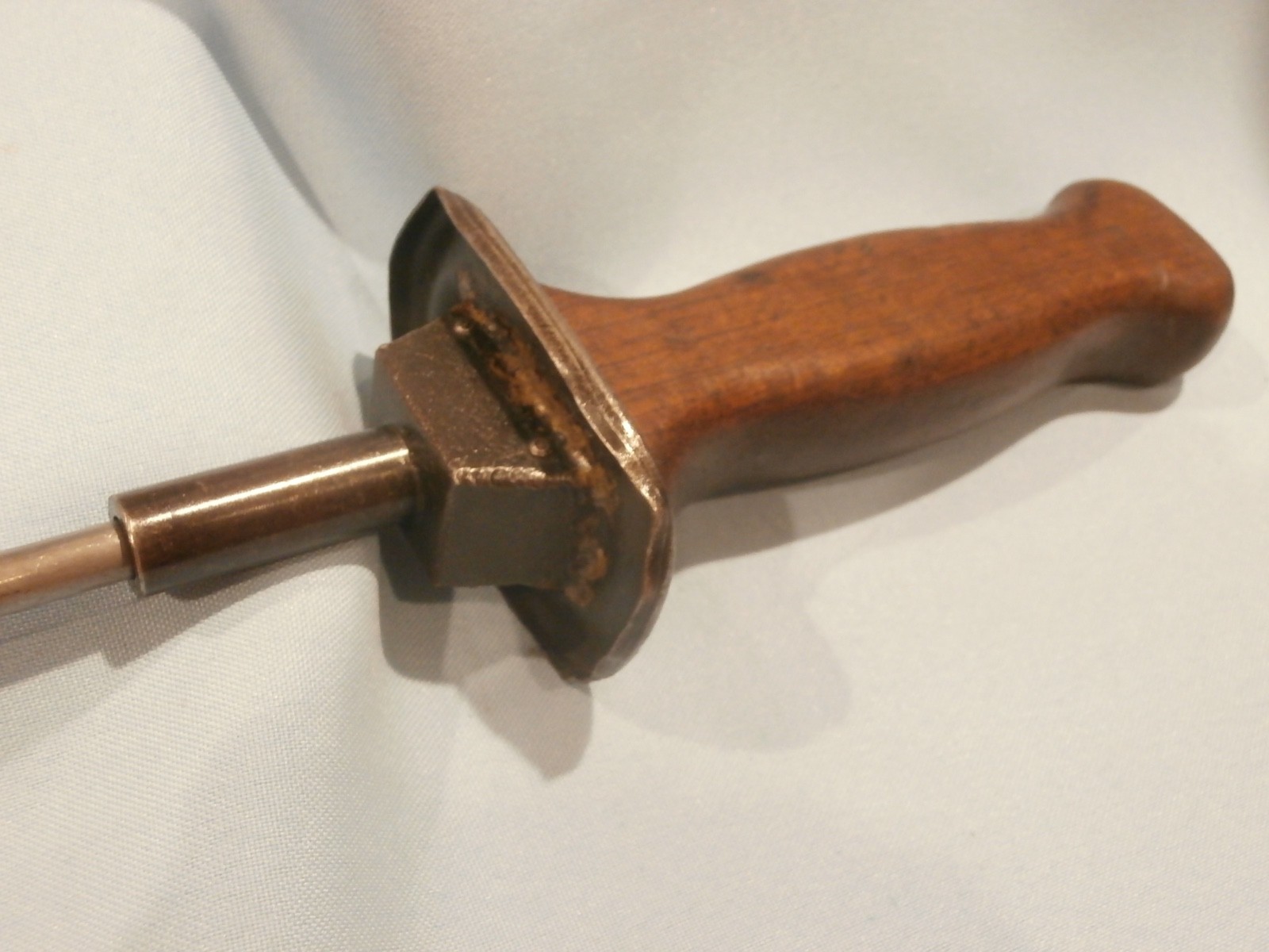 WWI BELGIAN FIGHTING KNIFE PLUS WWI BELGIAN TRAINER SET OF TWO RARE!