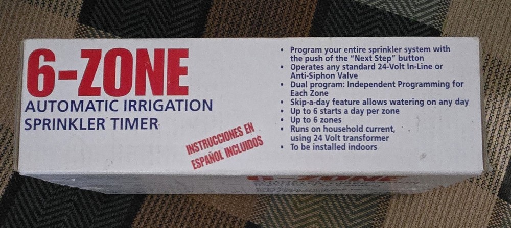 NOS LEGO 6-ZONE AUTOMATIC IRRIGATION SPRINKLER TIMER #9202