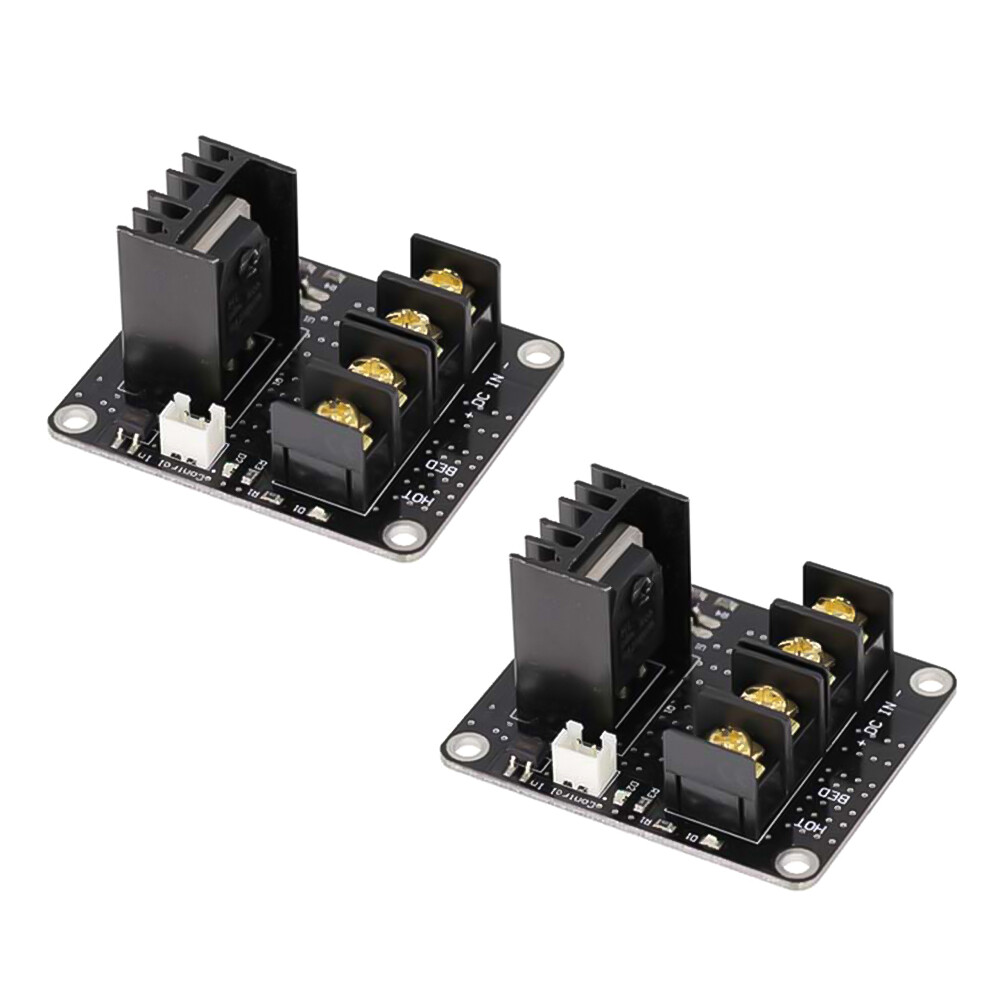 2x MOSFET High Current Load Hot Bed Module 3D Printer Power Expansion Board 24V