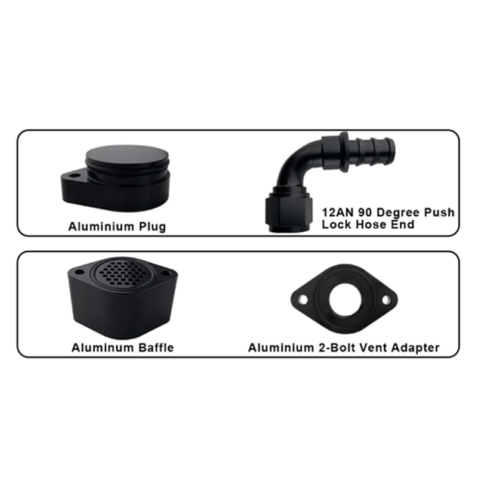 CCV PCV Engine Vent Kit Fit 6.7L Powerstroke Diesel 2011-2020 Replacement