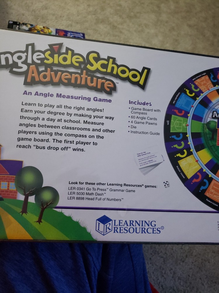 Angleside School Adventure Measurement Board Game Learning Resources New Sealed