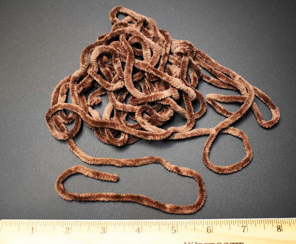 5 Yards Round Premium BROWN Medium Chenille for Fly Tying