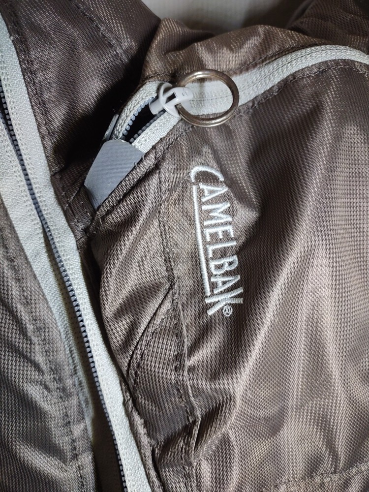 Camelbak Magic Backpack Hydration Pack Brown With 2L Bladder Hiking Embroidered