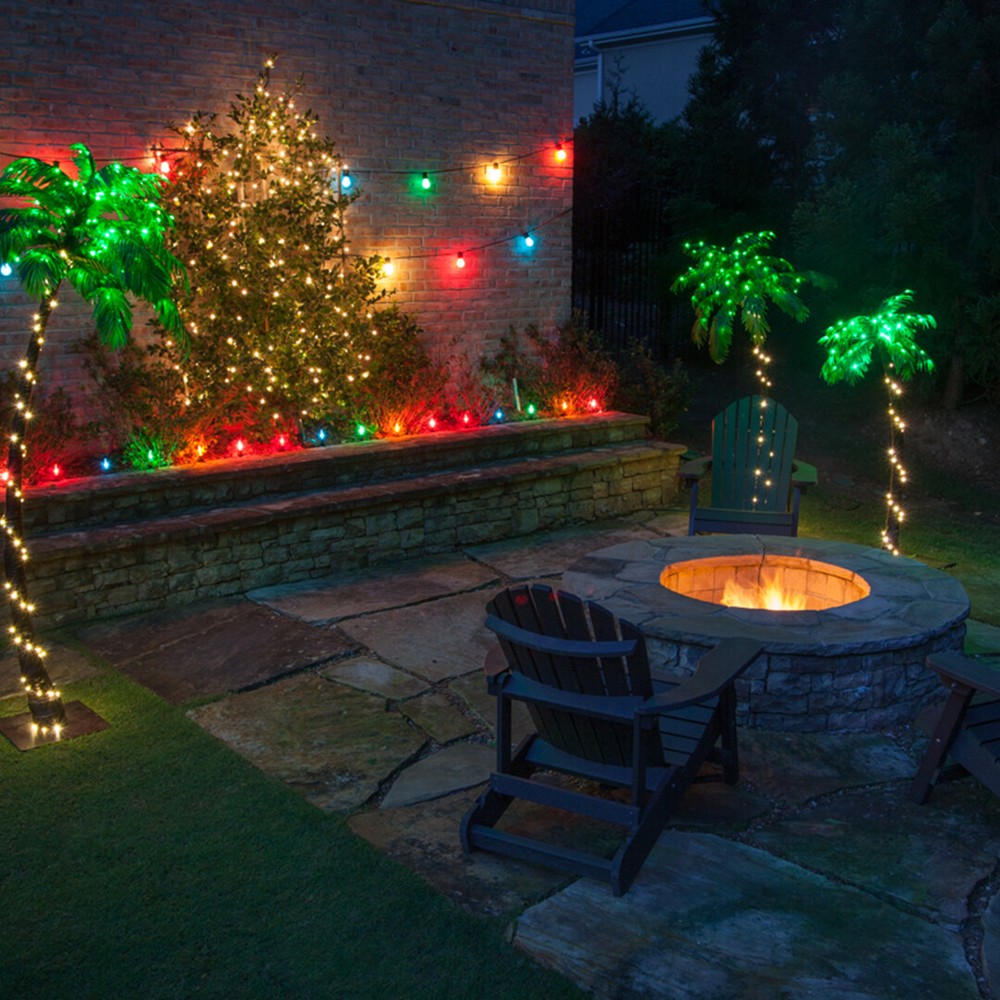 Shatterproof FlexFilament LED String Lights Outdoor Patio Garden Yard Lighting