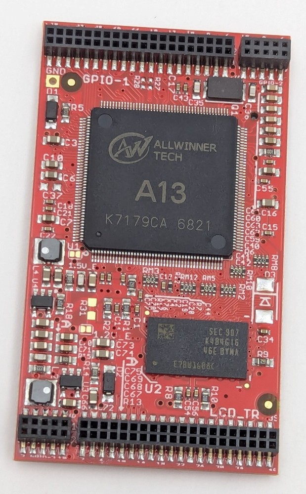 NEW Olimex A13-SOM-512 G1 Linux Android System on Module - A13 Cortex-A8 ARM CPU