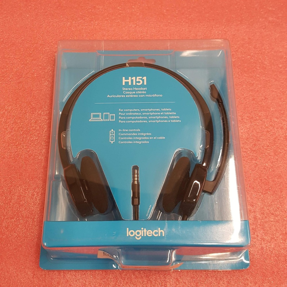 Logitech H151 Stereo Multi Device Headset with In Line Controls