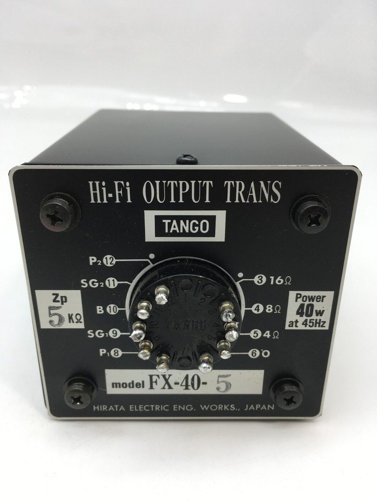TANGO FX-40-5 Pair Output Transformers for Vacuum Tube Amplifiers WalkingTested