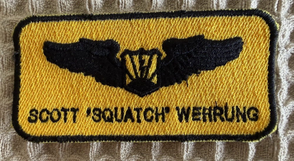 USAF Flight Crew Name Tag Patch Wehrung