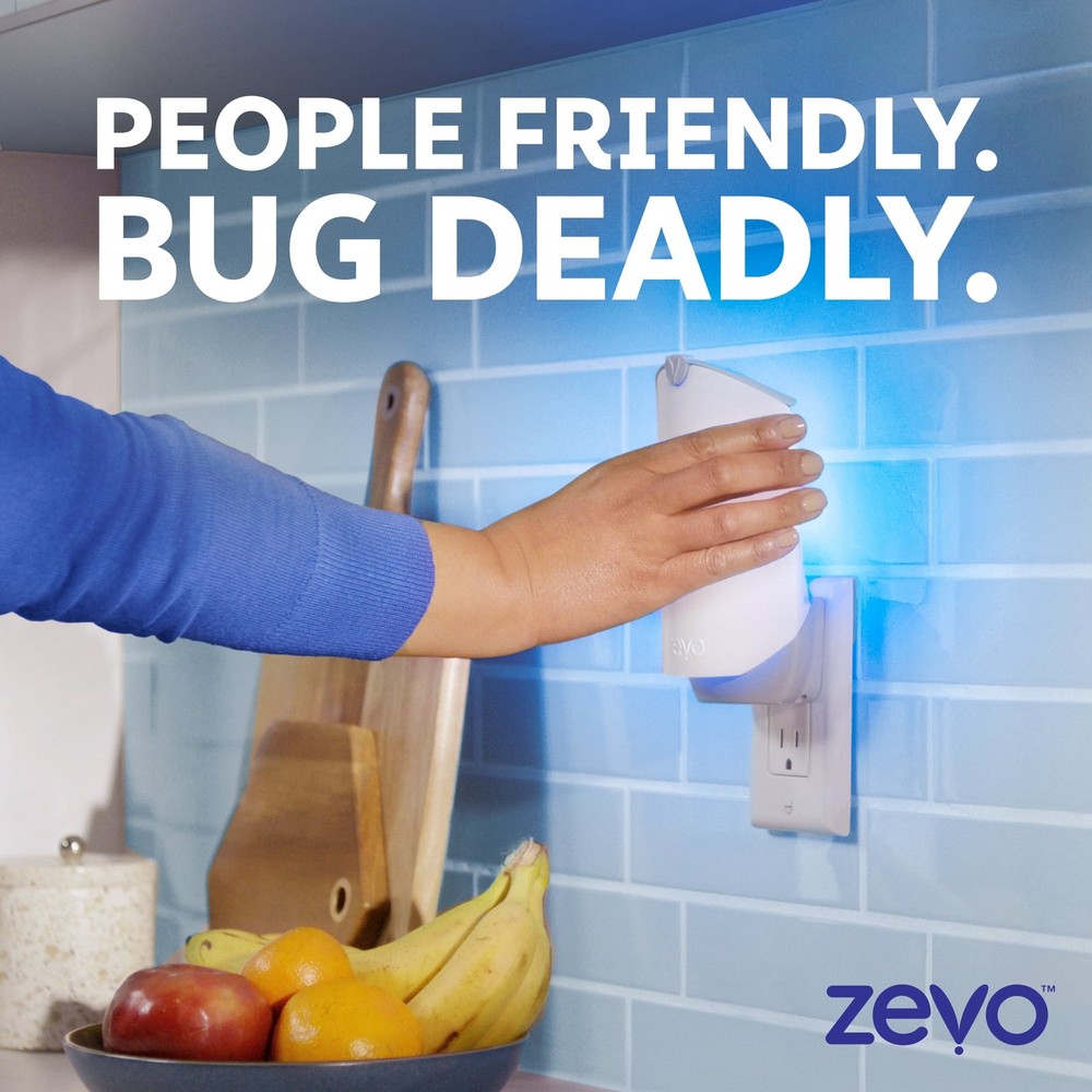 Zevo Flying Insect Indoor Fly Trap Full Size: Easy, Mess-Free Solution