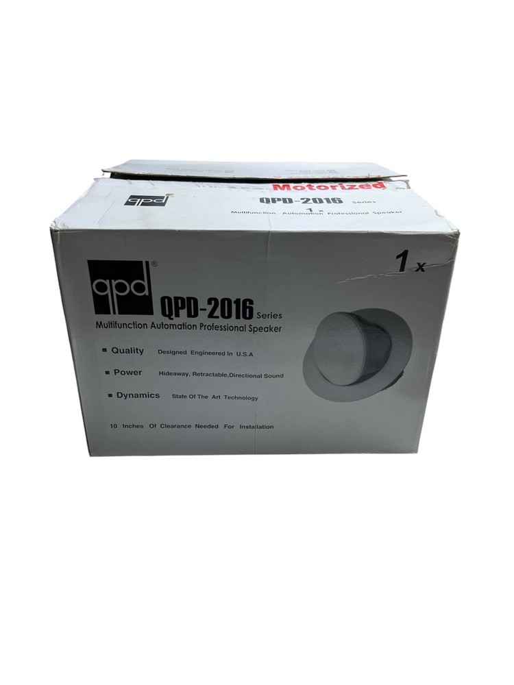 QPD QPD-2016 (2) MOTORIZED IN-CEILING SPEAKERS
