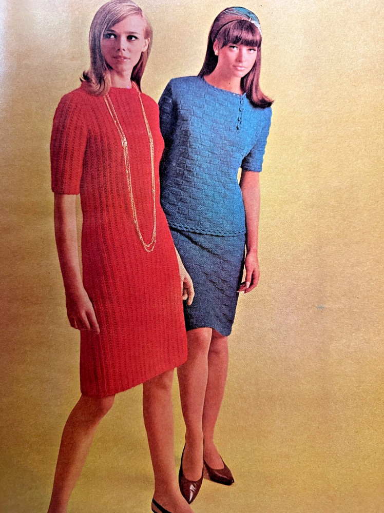 1966 FALL Winter McCalls Needlework & Crafts Knitting Patterns Sweaters Coat