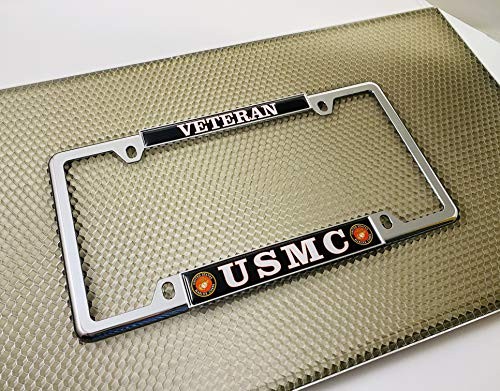 Chrome USMC Veteran Chrome - Style 1 - Officially Licensed