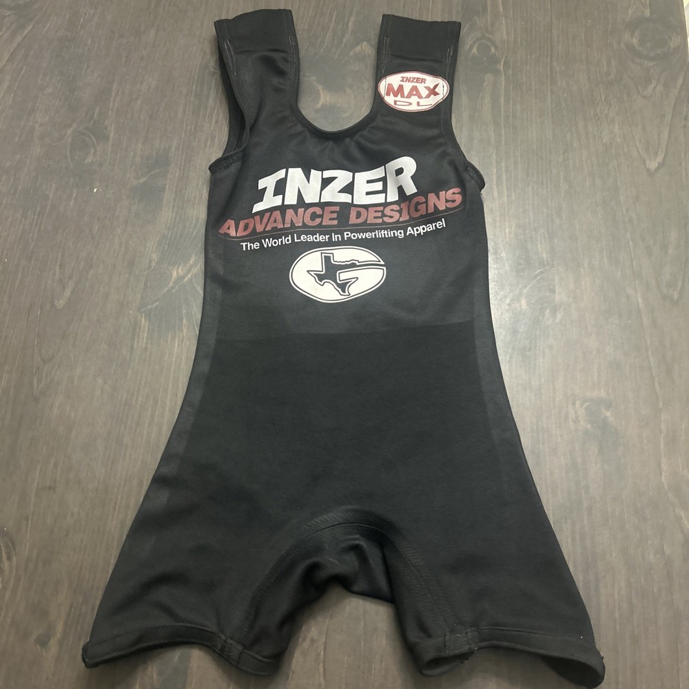 Inzer MAX DL Squat Deadlift Suit Size 28 Black