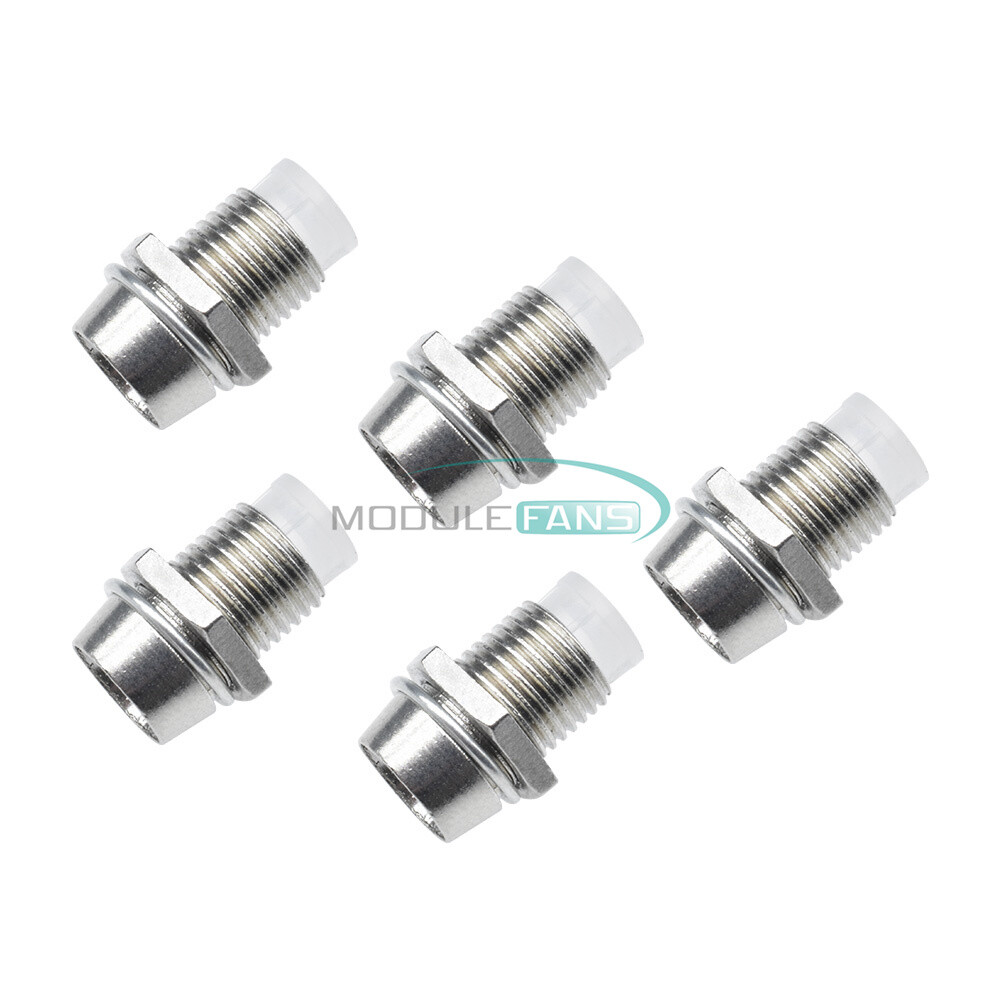 20PCS 5MM Chrome Metal Silver Bezel LED Holder Panel Display Mount Base Rubber
