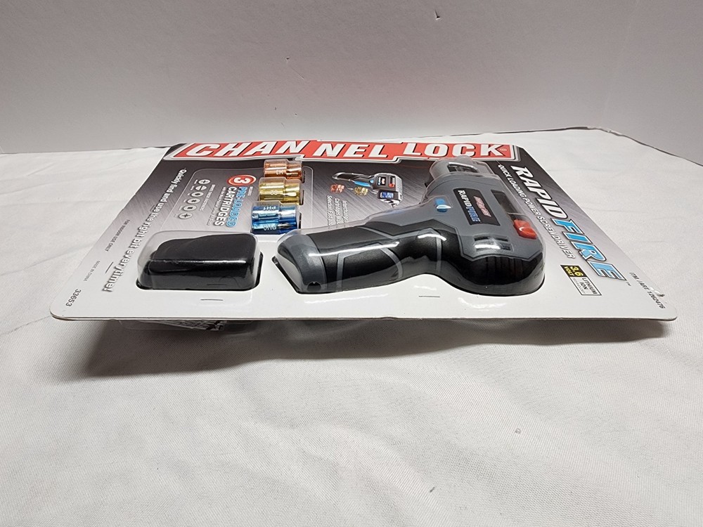 ChannelLock Rapid Fire Quick Loading Cordless Screw Gun Screwdriver ‎‎Drill Driv