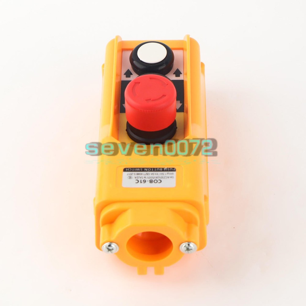 ONE COB-61C COB Crane Hoist Control Button switch Single speed NEW