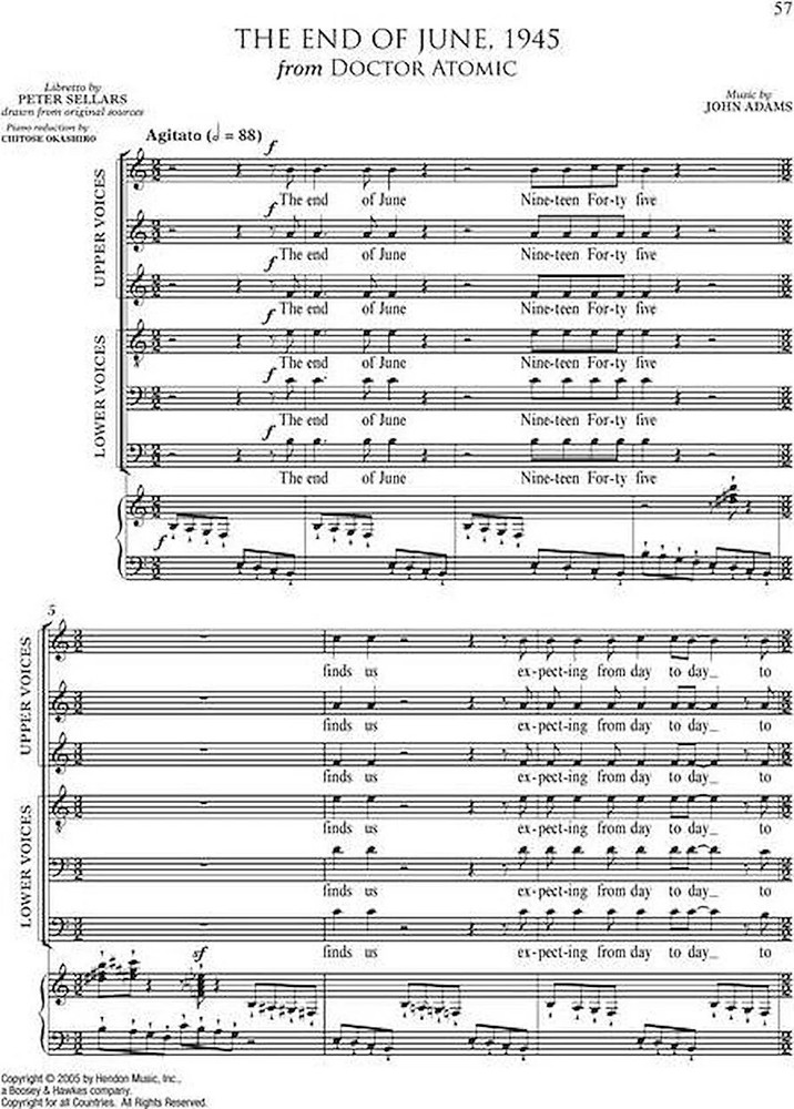 John Adams: Opera Choruses - Volume 2