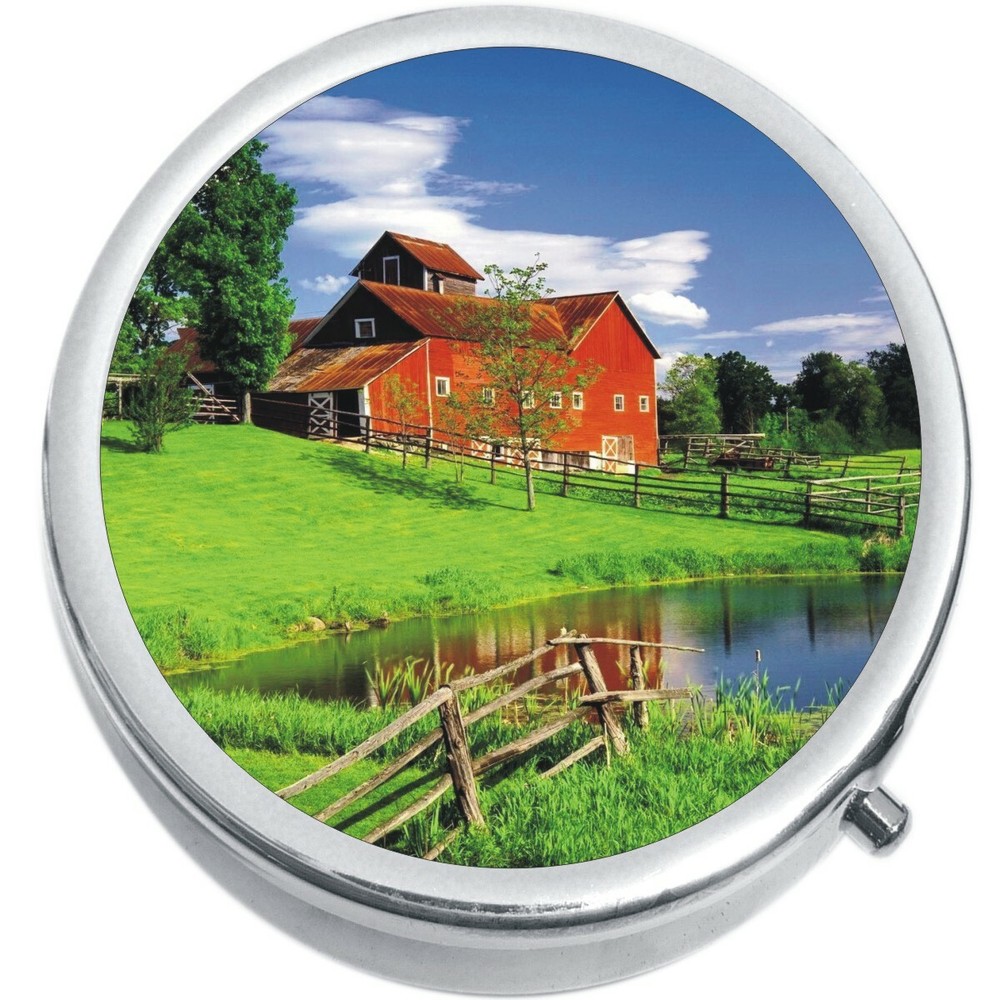 Barn Field Medicine Vitamin Compact Pill Box