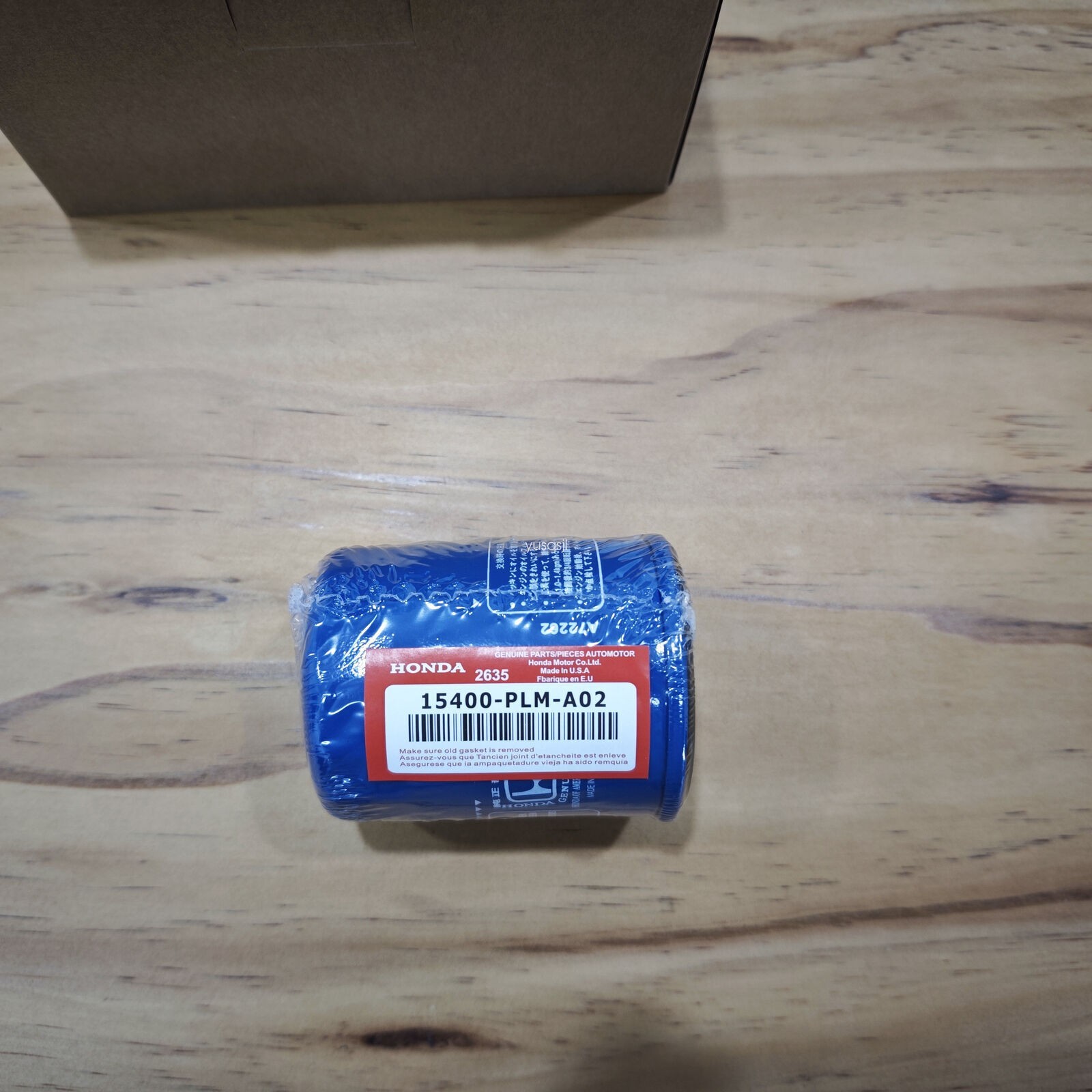 3 Honda Genuine Oil Filters WITH Drain Plug Washer 15400-PLM-A02 NEW SEALED USA