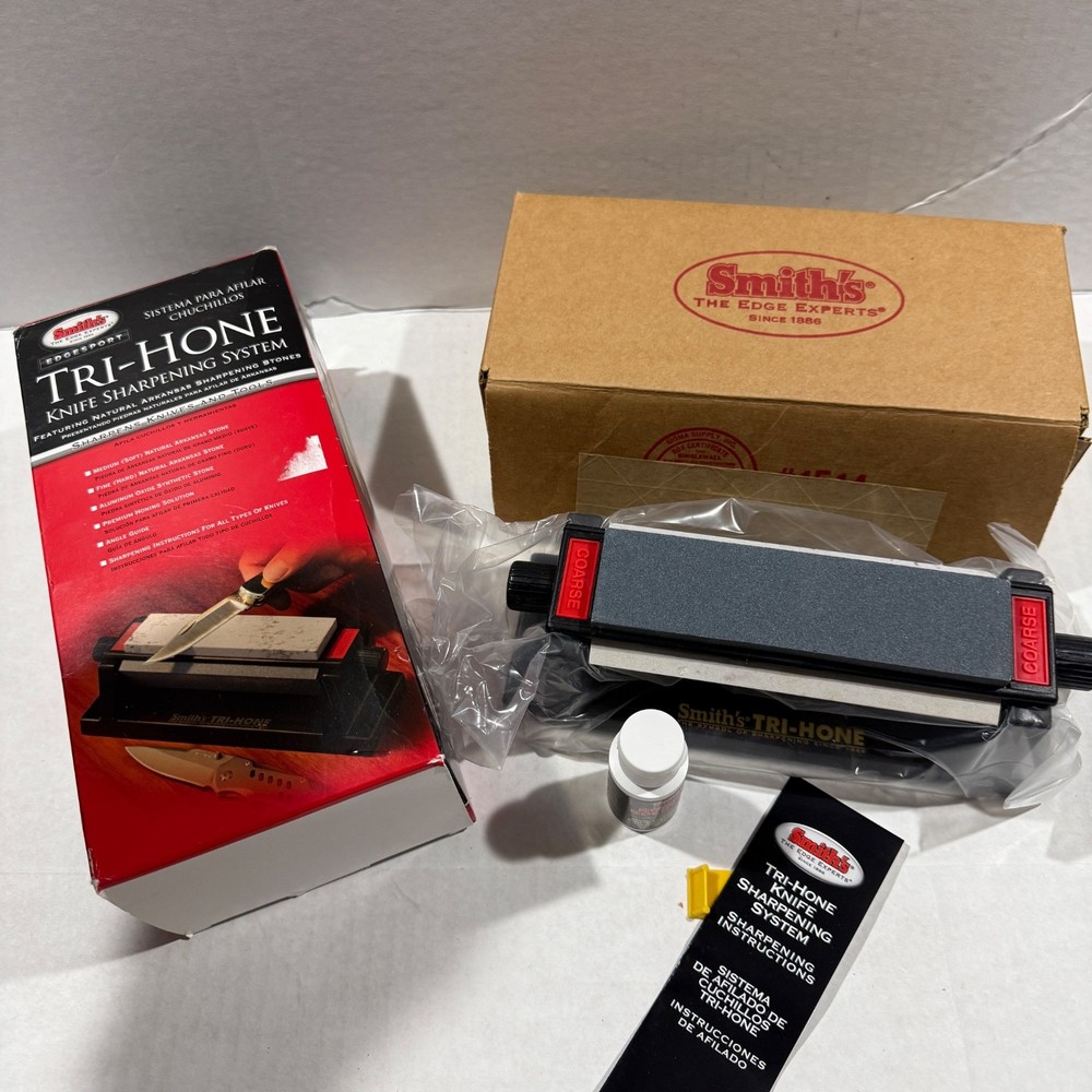 Smith’s Tri-Hone Sharpening System For Knives & Tools TRI6
