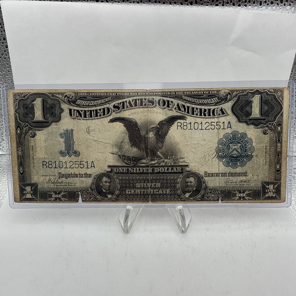 1899 $1 One Dollar Black Eagle Silver Certificate Note