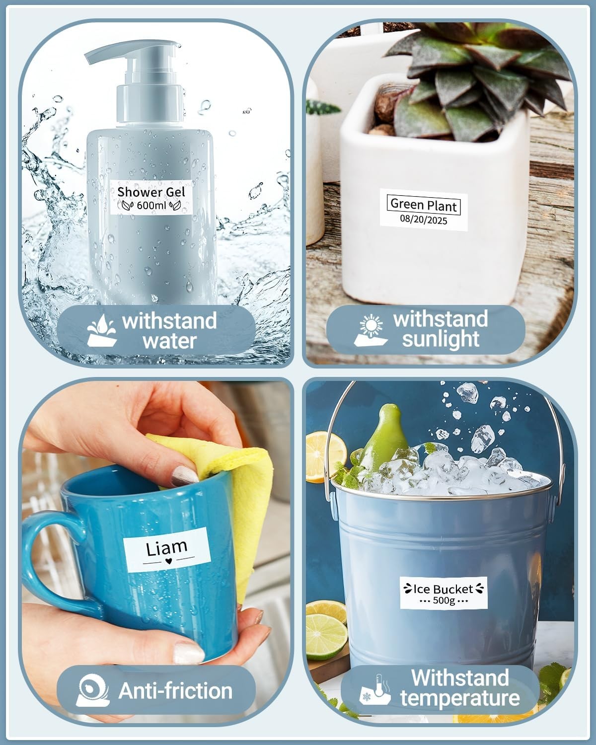 100PK 24mm TZ-251 TZe-251 White 1" Label Tape For Brother P-touch PT-P700 D610BT