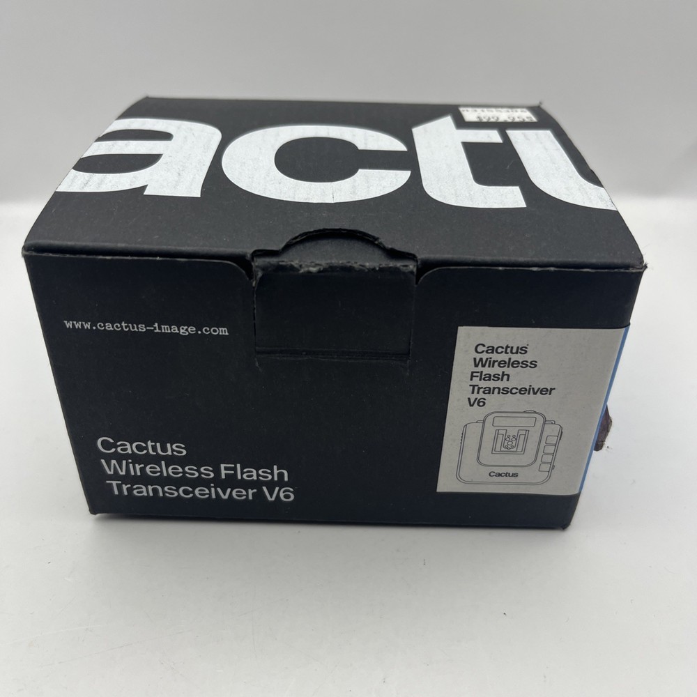 Cactus V6 Wireless Flash Transceiver Trigger Black Group Control