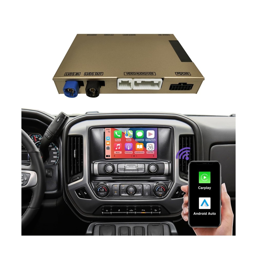 NINETOM 2026 Upgraded Wireless CarPlay & Android Auto Retrofit Module Compati...