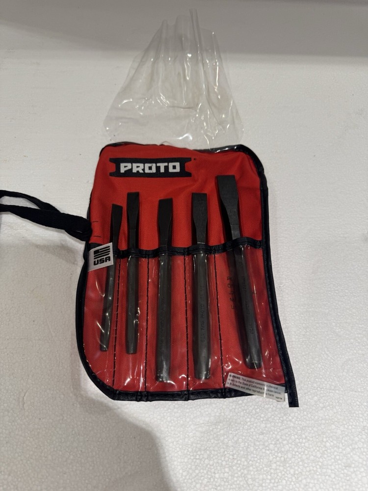 Stanley Proto J86CS2 Proto 5PC Cold Chisel Set