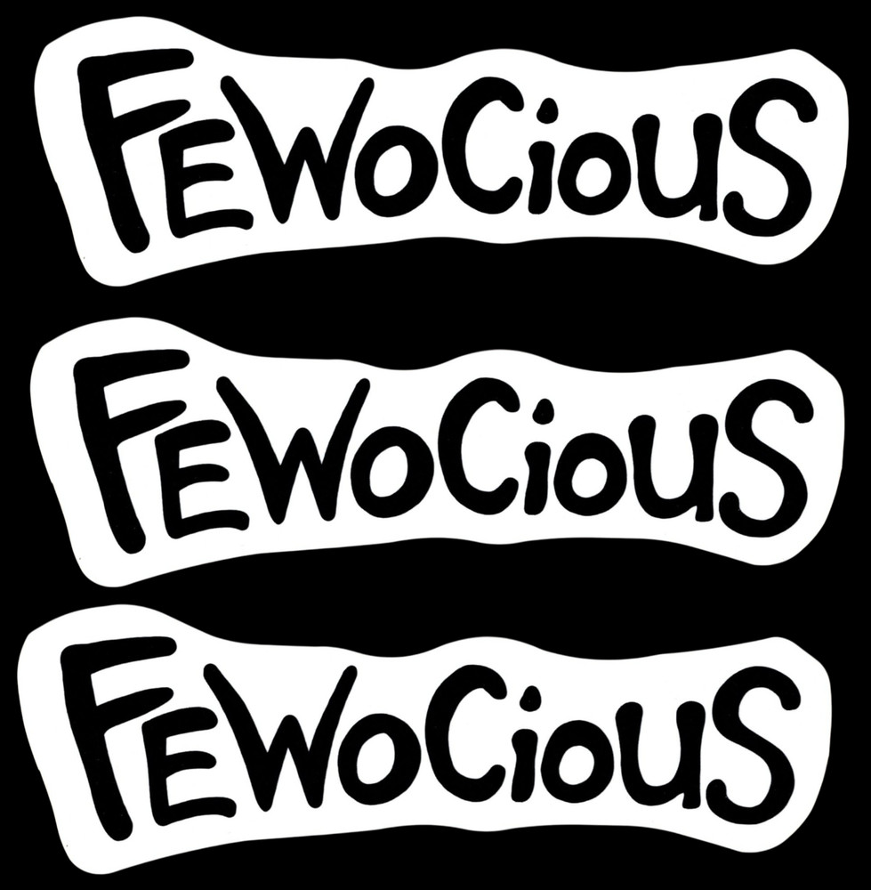 3x Fewocious Logo Sticker