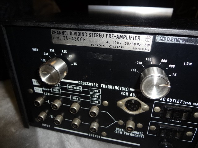 SONY TA-4300F Channel Divider