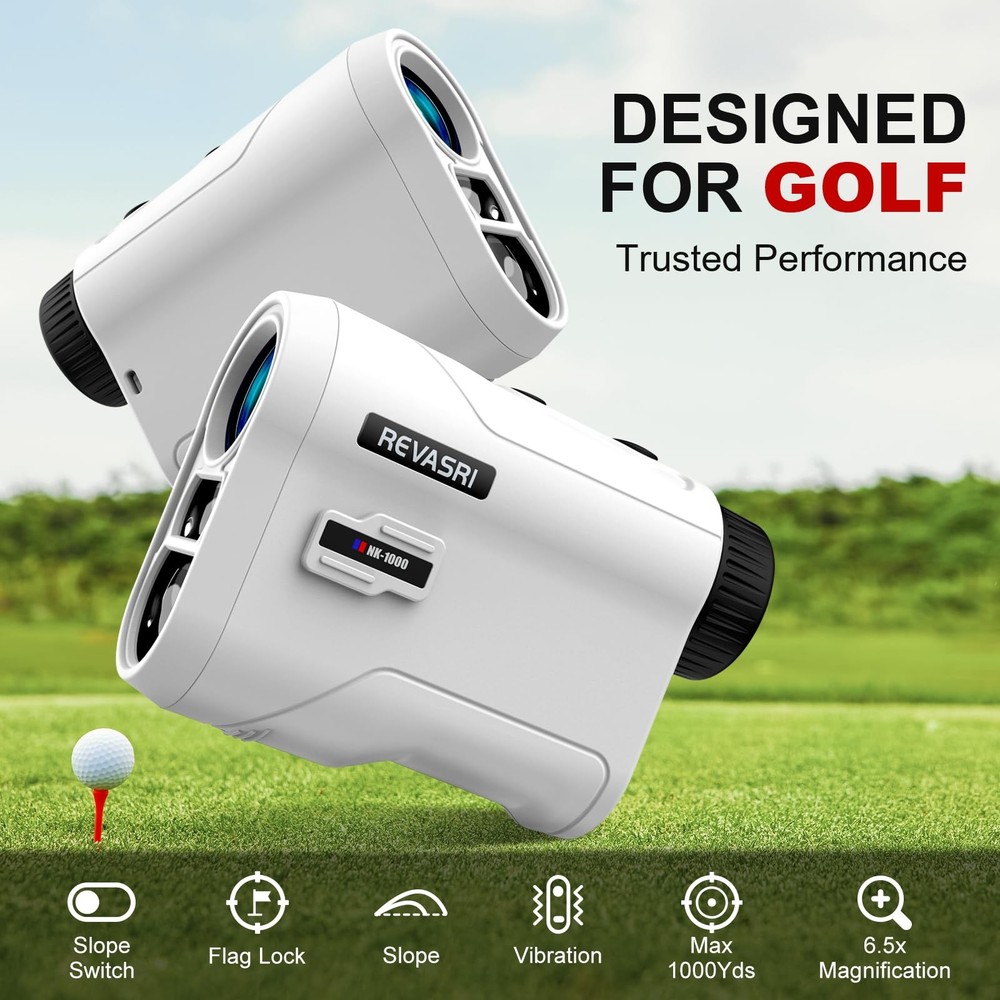 Golf Rangefinder with Slope and Pin Lock Vibration External Slope Switch for