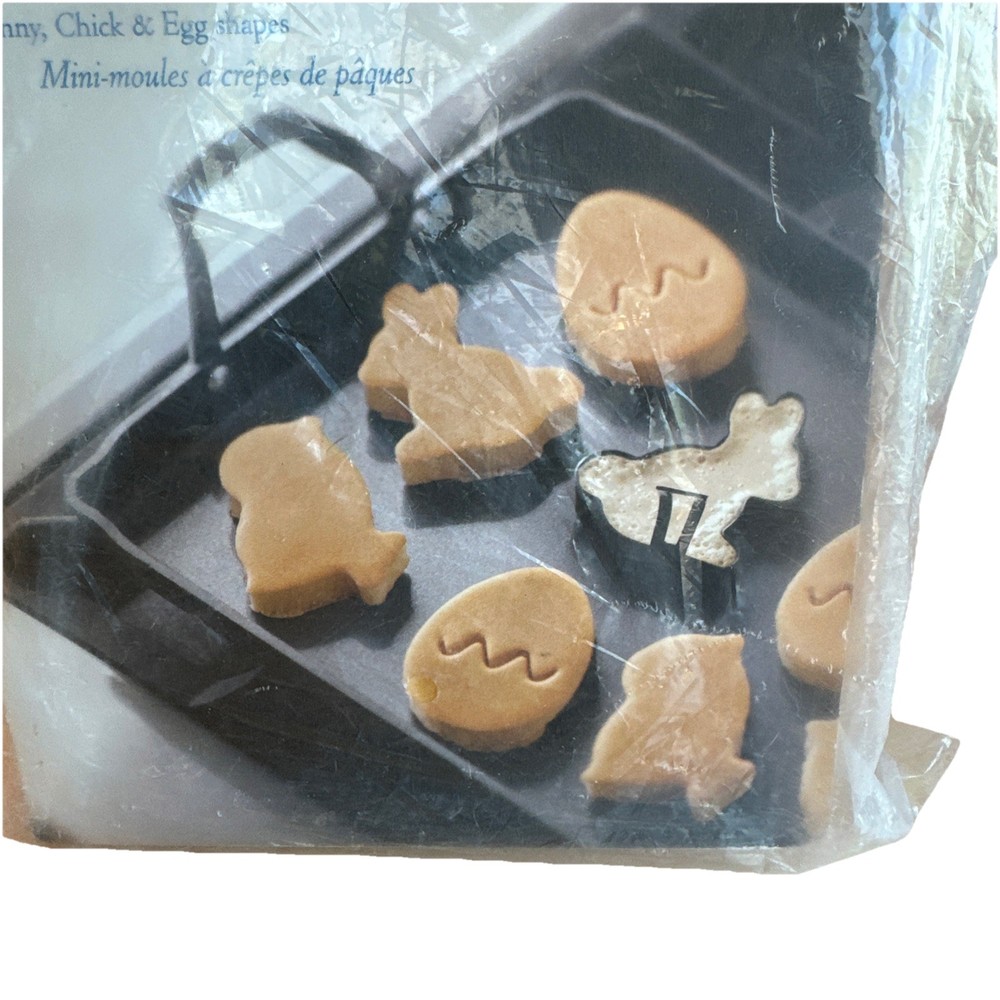 Williams-Sonoma Easter Mini Pancake Molds Bunny Chick Easter Egg SEALED Pouch