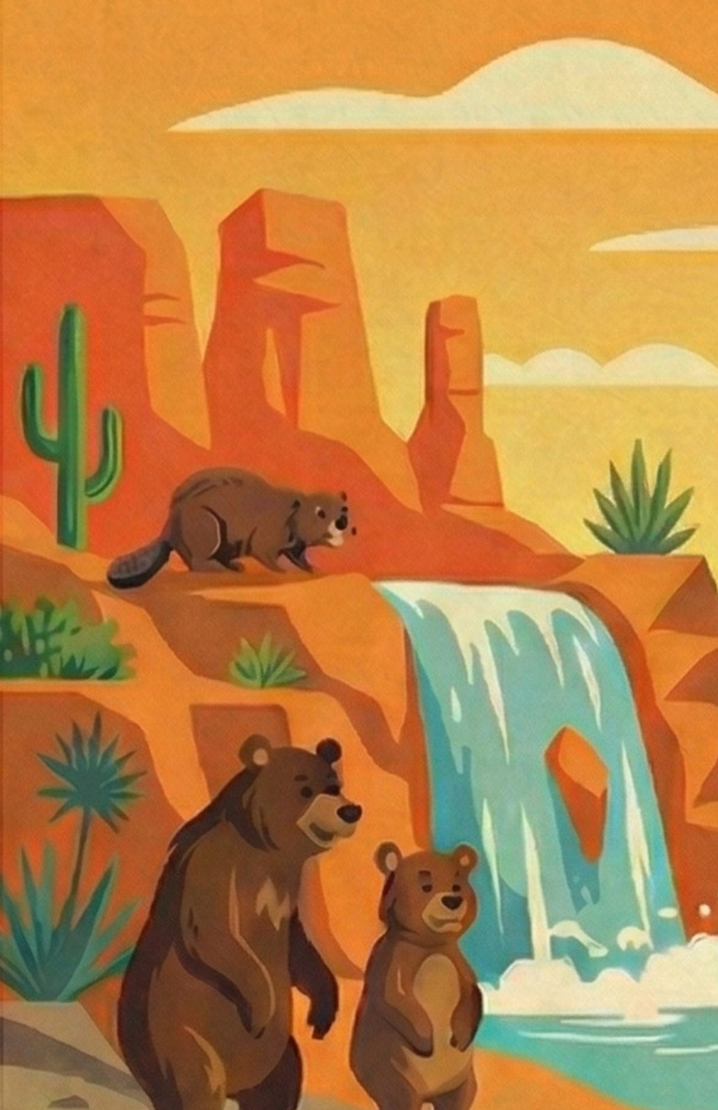 Mine Train Retro Glossy Poster 13x19 Frontier Train Wall Art Print