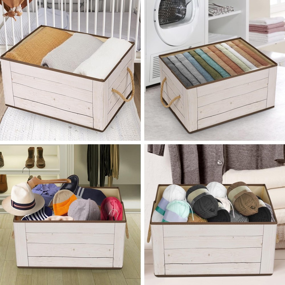 Memory for Keepsake, Decorative Storage Boxes with Lids and Handles for Stora...