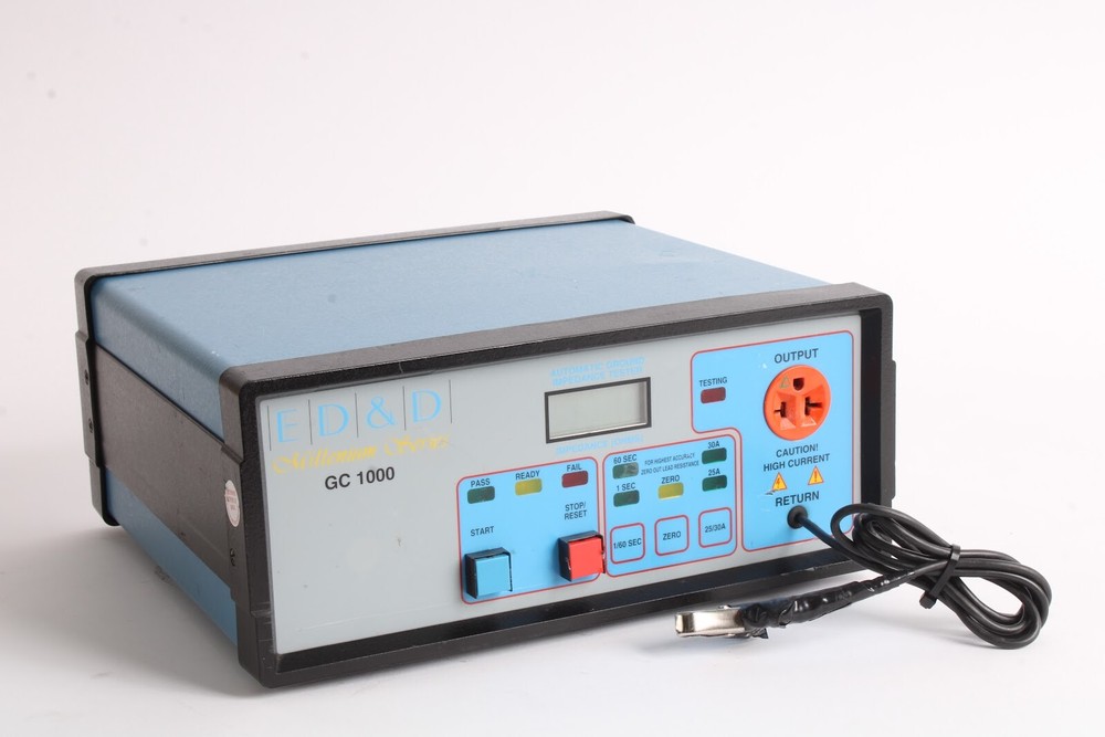 Educated Design Development ED&D GC-1000 Ground Impedance Tester - Loose Button