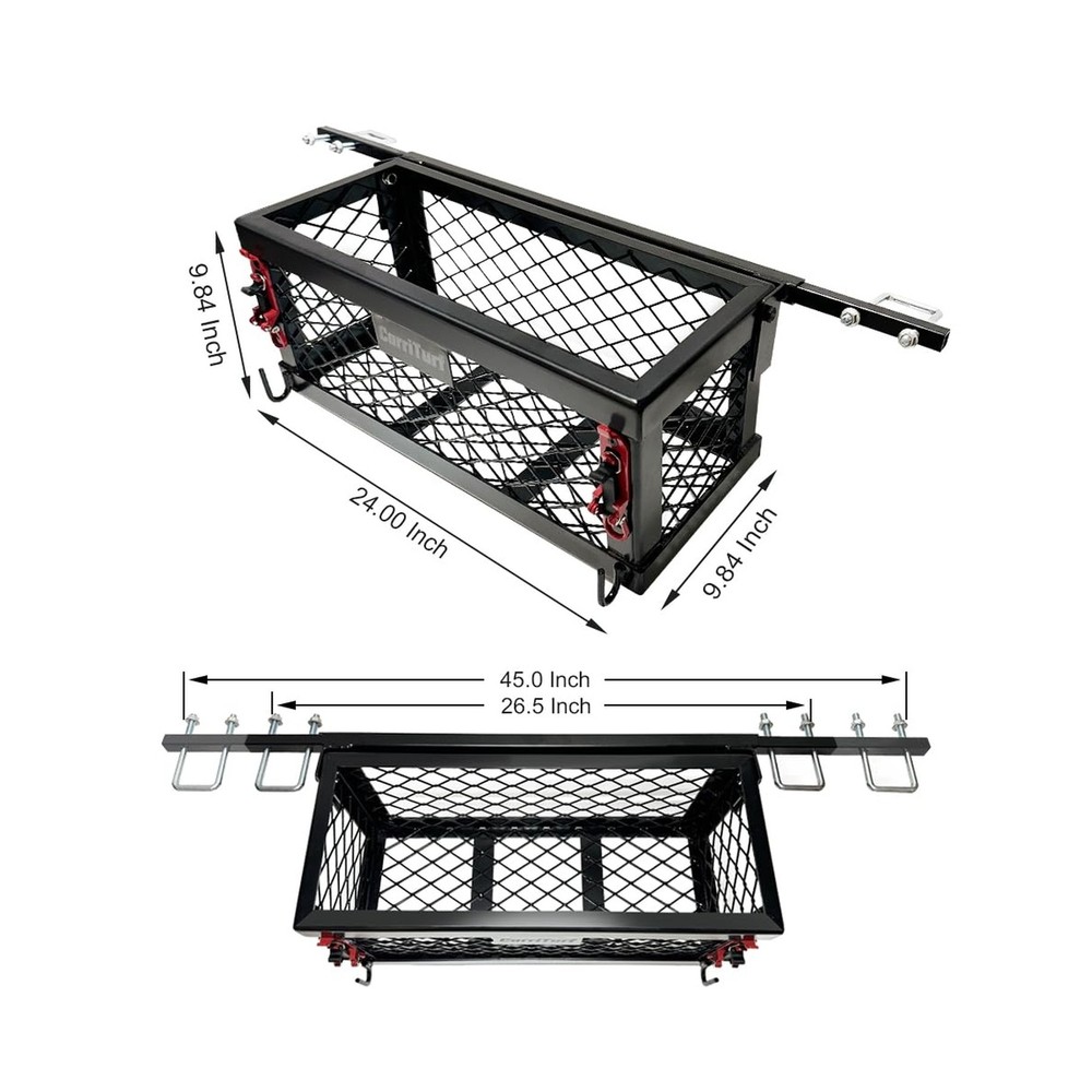Heavy Duty Tractor Tool Box Universal-Fitting Tractor Tool Tray Accessories w...