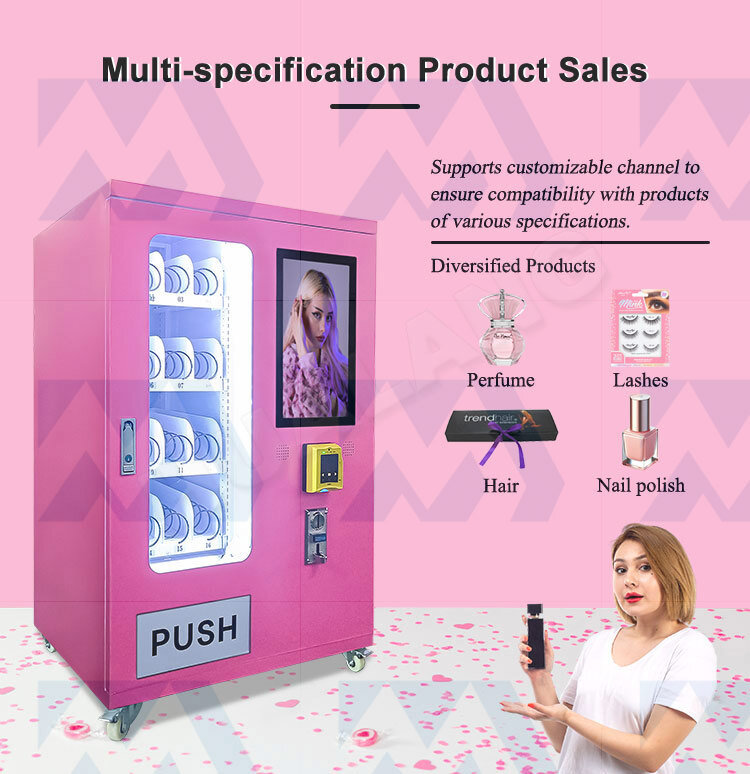 Small Vending Machine Touch Screen Vending With Card Machine Perfume Vending