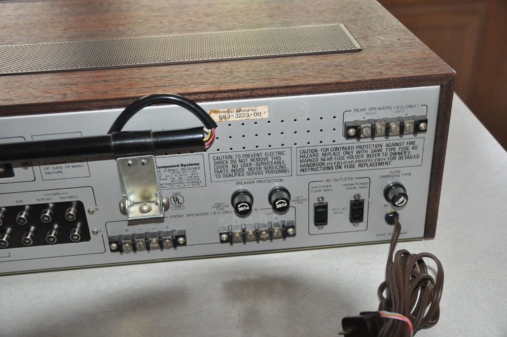 Vintage Modular Component Systems MCS 3223 Stereo Receiver Tested & Working