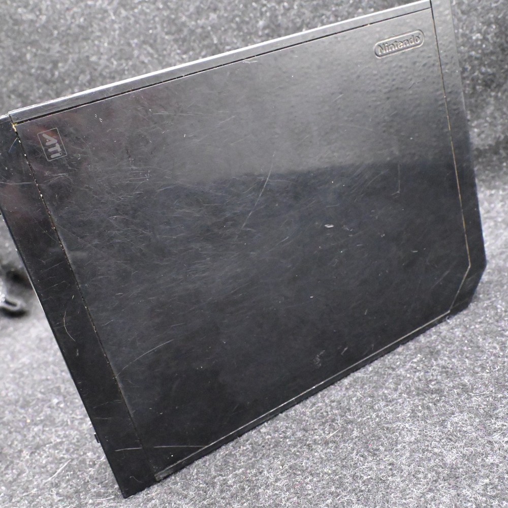 NINTENDO WII BLACK CONSOLE RVL-101 BUNDLE W/ CONTROLLER NUNCHUK SENSOR & CABLES