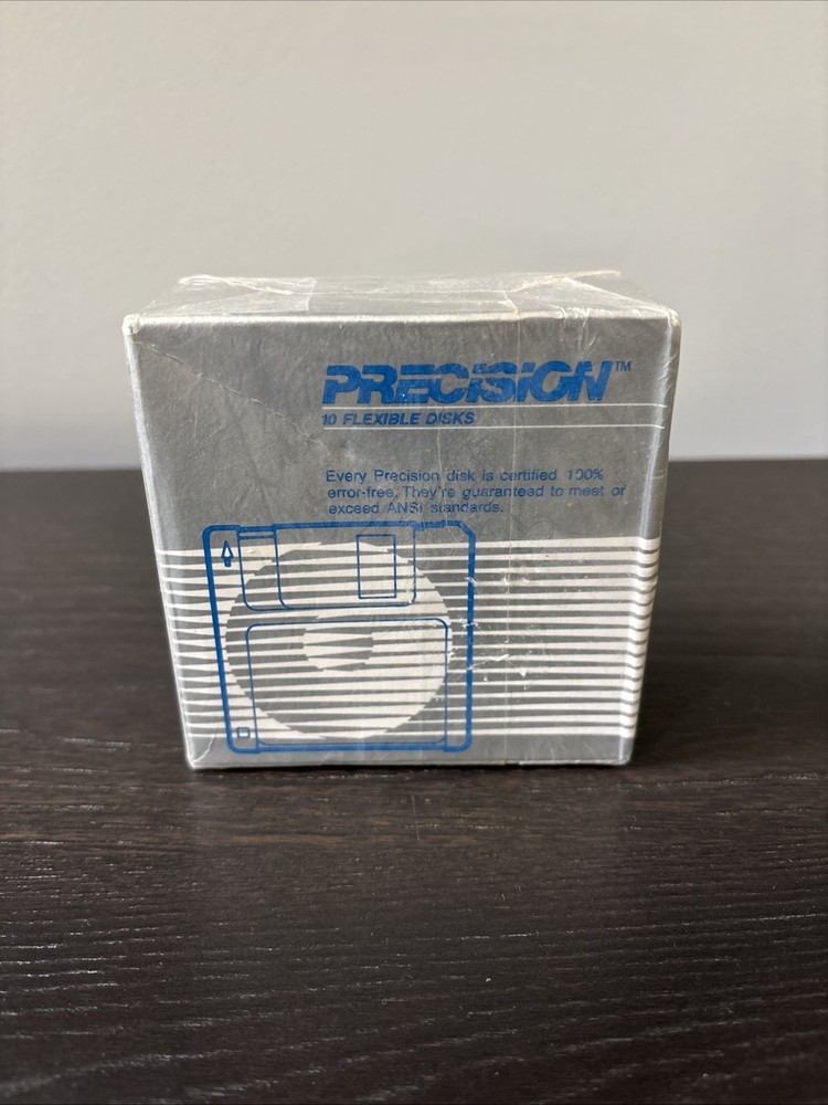 NEW 10 Pack Precision Flexible Disks MF2HD Double Side High Density
