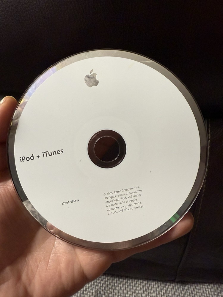 Apple iPod + iTunes Software Installation Disc CD-ROM