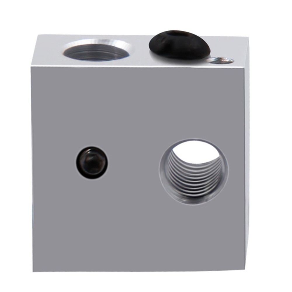 4pcs 3d Printer Heating Block 3d Printer Heater Block (Silver)