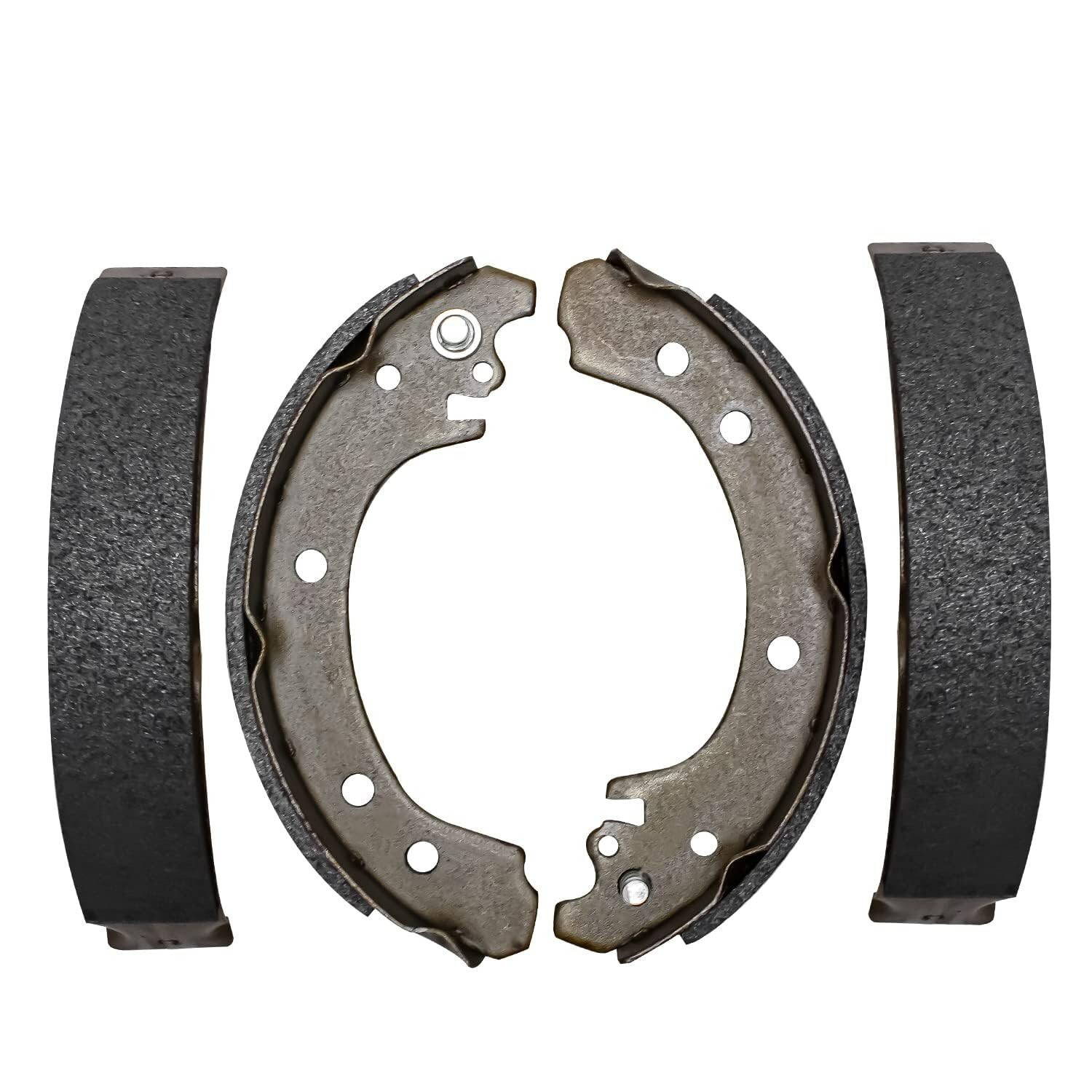 Front Drilled Brake Rotors Pads Rear Drums Shoes for 2003-2008 Toyota Corolla