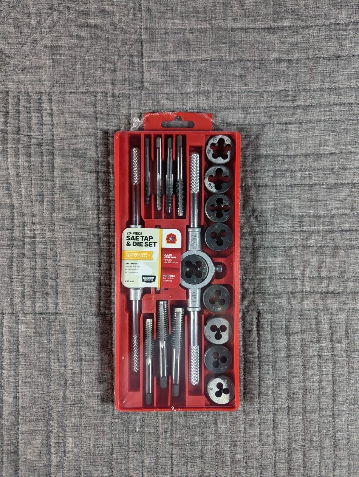 SAE Tap and Die Set 20 Piece